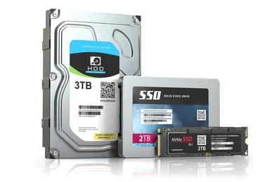SSDs and HDDs